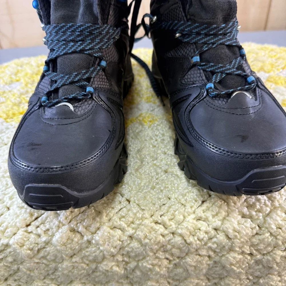 Merrell Womens Black Waterproof Winter Hiking Boots J21120 Size‎ 9 Active Heat